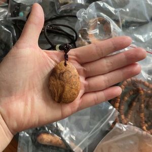 Handmade Wood pendant necklace